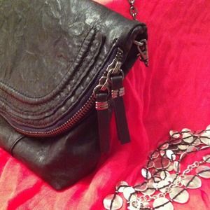 Rocker chic black purse