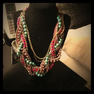 REDUCED❤Braided handcrafted statement necklace