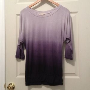 ***Sold in bundle***Fade to purple top!