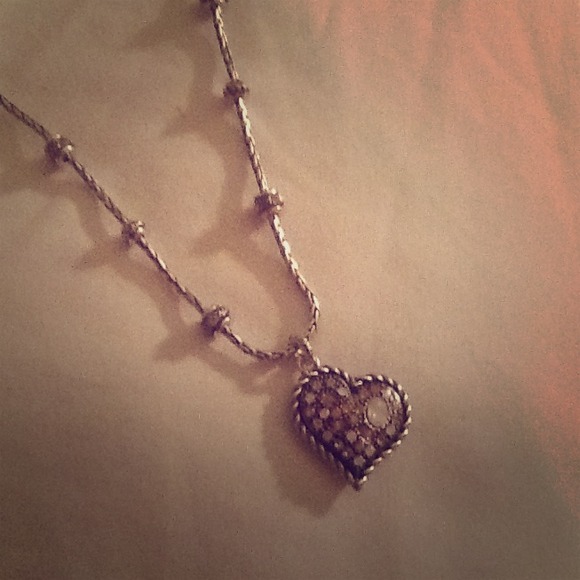 Brighton necklace (pink heart)