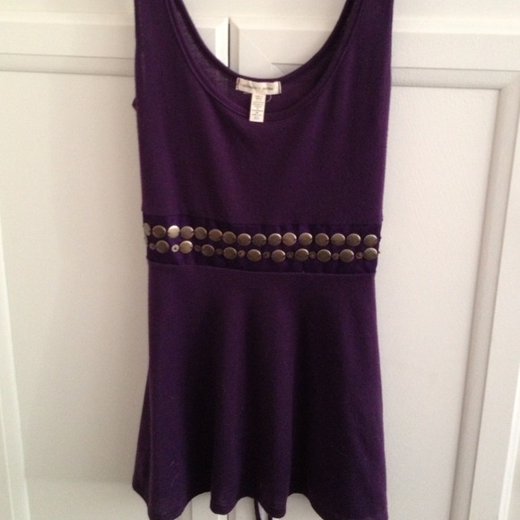 Beautiful Deep Purple Tank Top - Picture 2 of 3