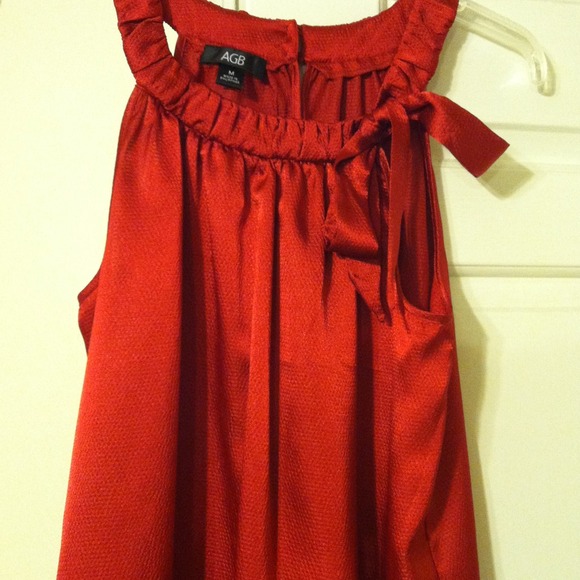 Red blouse