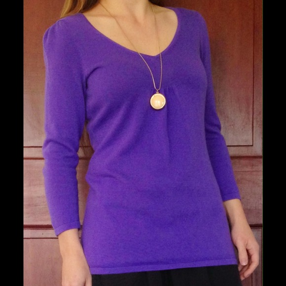 Banana Republic Purple Sweater