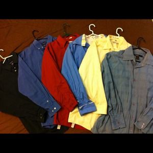 Men's 6 Piece Collar Shirt Lot