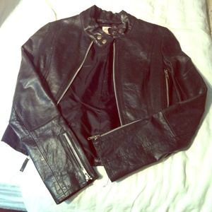 Joie 100% leather motorcycle jacket