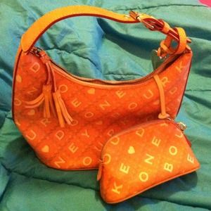 Authentic Dooney & Bourke Handbag/ Coin Purse