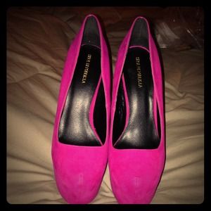 BNWOB Pink Suede Pumps