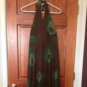 Tommy Hilfiger Peacock Long Sundress  ~ L