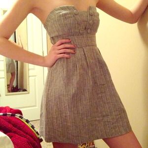 Black, grey and white dress:)