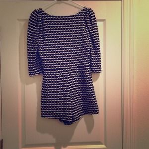 Ark & Co Black and White Romper