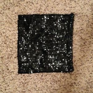 Stretchy, sexy sequin tube top!