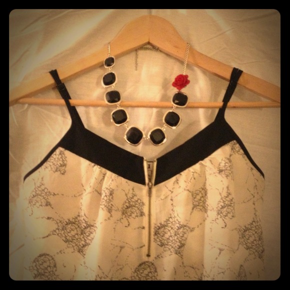 Romantic silk tank