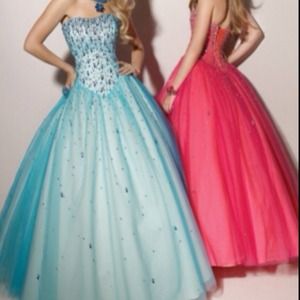 Pink Mori Lee Paparazzi Ball Gown