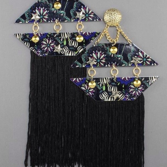 Fringe earrings