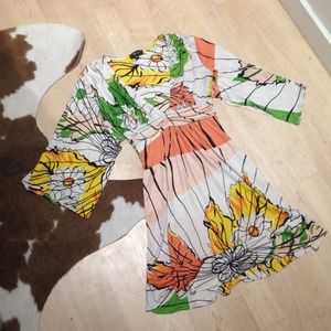 Reserved: Sky Floral Mini Dress