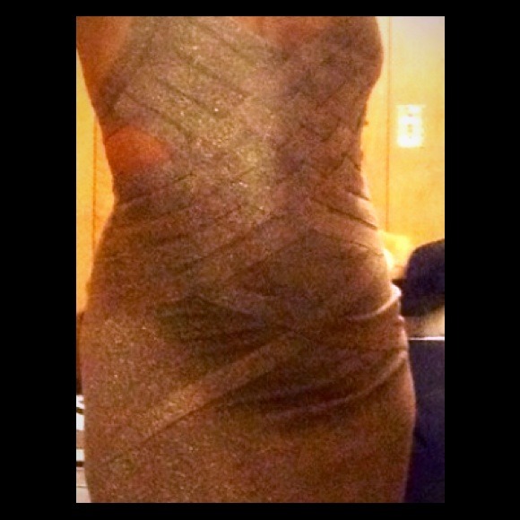 Gold bandage dress!🎀*****Price Reduced*****