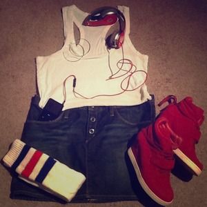 ❌Price cut❌AG Adriano Goldschmied denim mini skirt