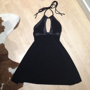 Black Halter Dress
