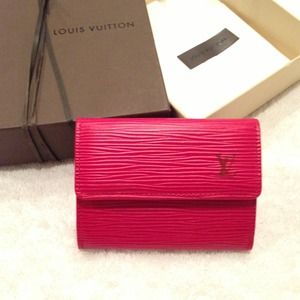 Authentic NEW Louis Vuitton Leather Coin wallet