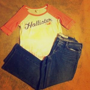✂Price just got cut!✂Hollister pants and shirt