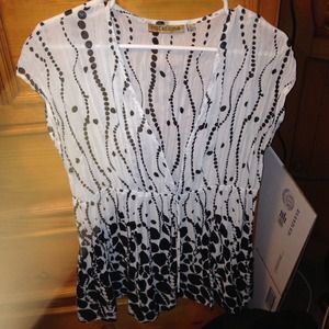 Silk see through top