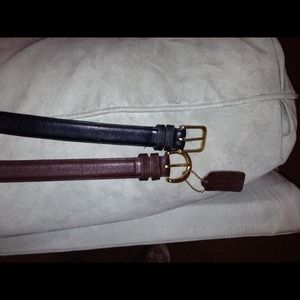 Coach Belts *YOU GET BOTH* For $40