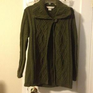 Olive green sweater
