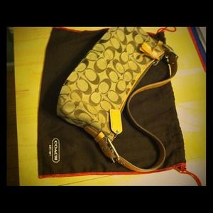 Authentic vintage Coach clutch bag