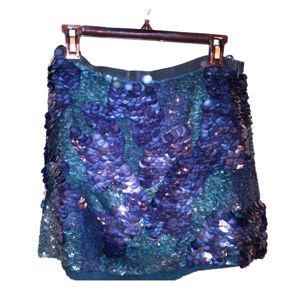 SOLD Theory sequined skirt