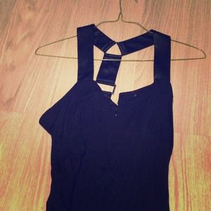 Sexy tank with front zipper