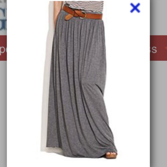 Maxi Skirt- Burnt Orange