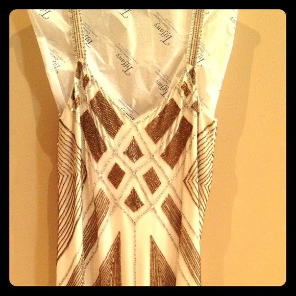 Hand beaded Haute Hippie dress.
