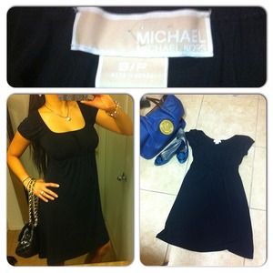 SOLD!Michael Kors Empire Waist Black Dress
