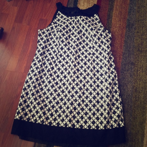 Black and white dress