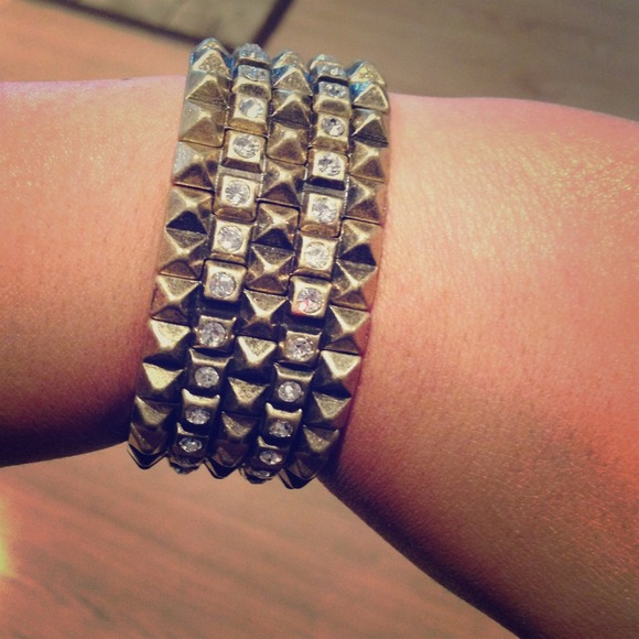 Studded with crystal bracelet