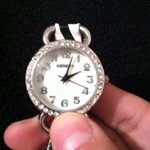 🔴💢REDUCED💢🔴 Leather zebra wrap around watch.