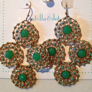 Reserved!! Stella & Dot Chandelier earrings