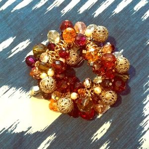 Colorful beaded bracelet