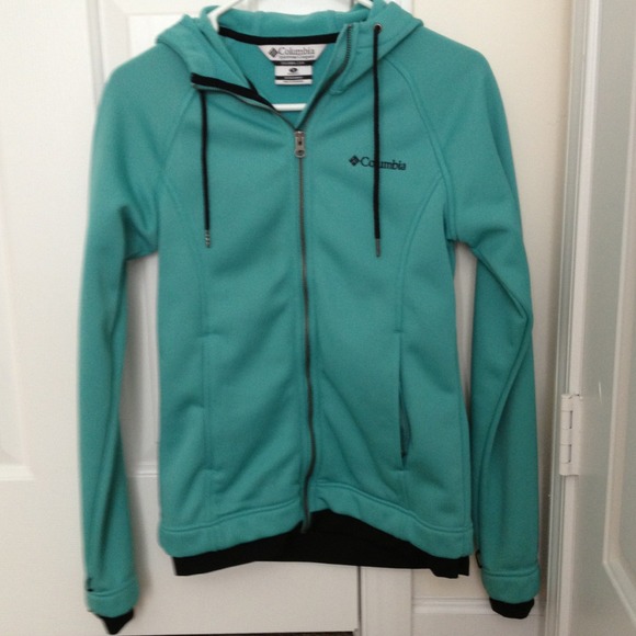 Columbia shell zip up hoodie