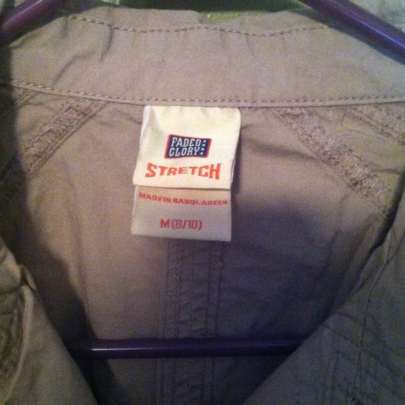 Tan long sleeved jacket with belt - Picture 2 of 3