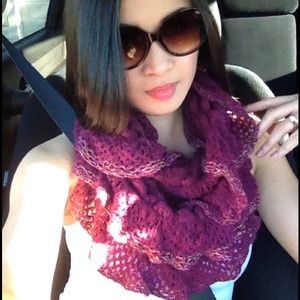 Beautiful Purple Scarves.