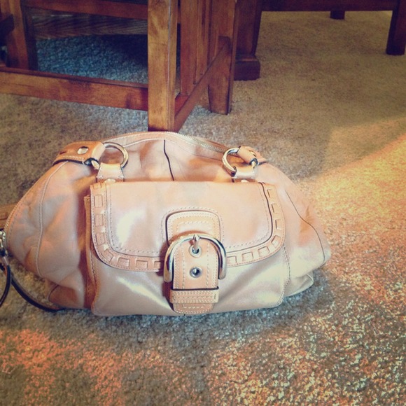 Authentic Tan Coach Purse