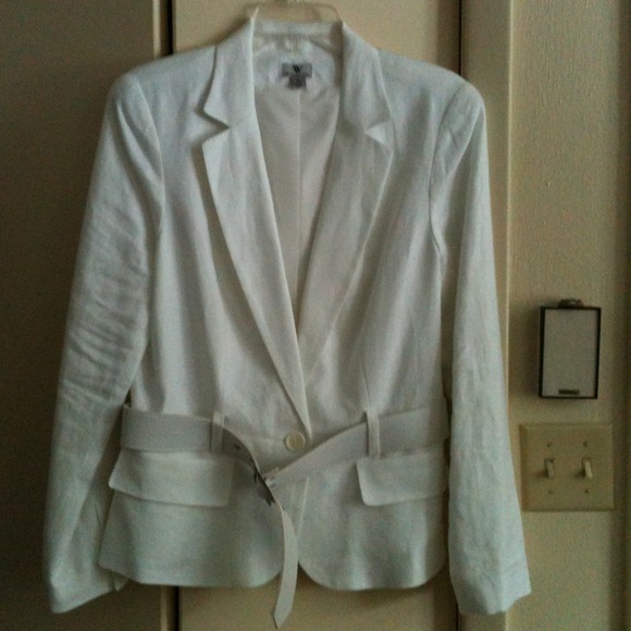 White jacket and denim dress reserved for lotus
