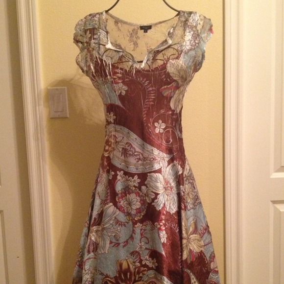 Wrinkled textured dress NWOT
