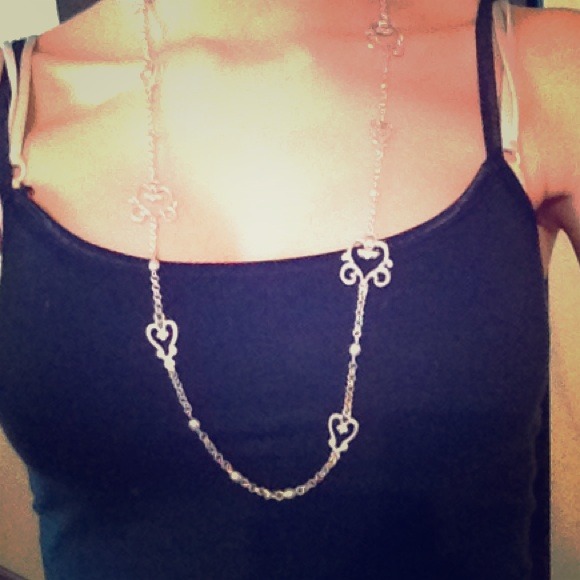 Jessica Simpson silver necklace