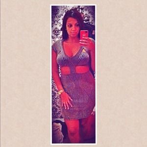 **REDUCED!! Sexy zig zag cutout dress!