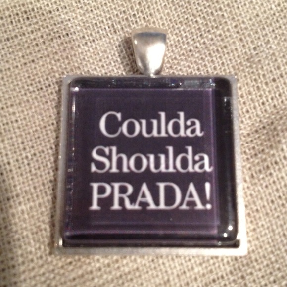 Jewelry - Shoulda coulda Prada pendant!