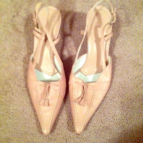 Pink sling back