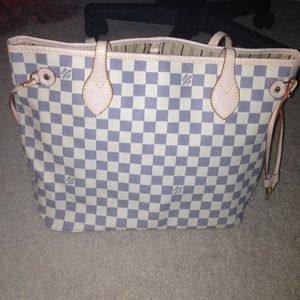 Louis Vuitton inspired never full tote