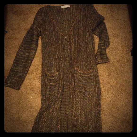 ankle length sweater coat from threadsence.com